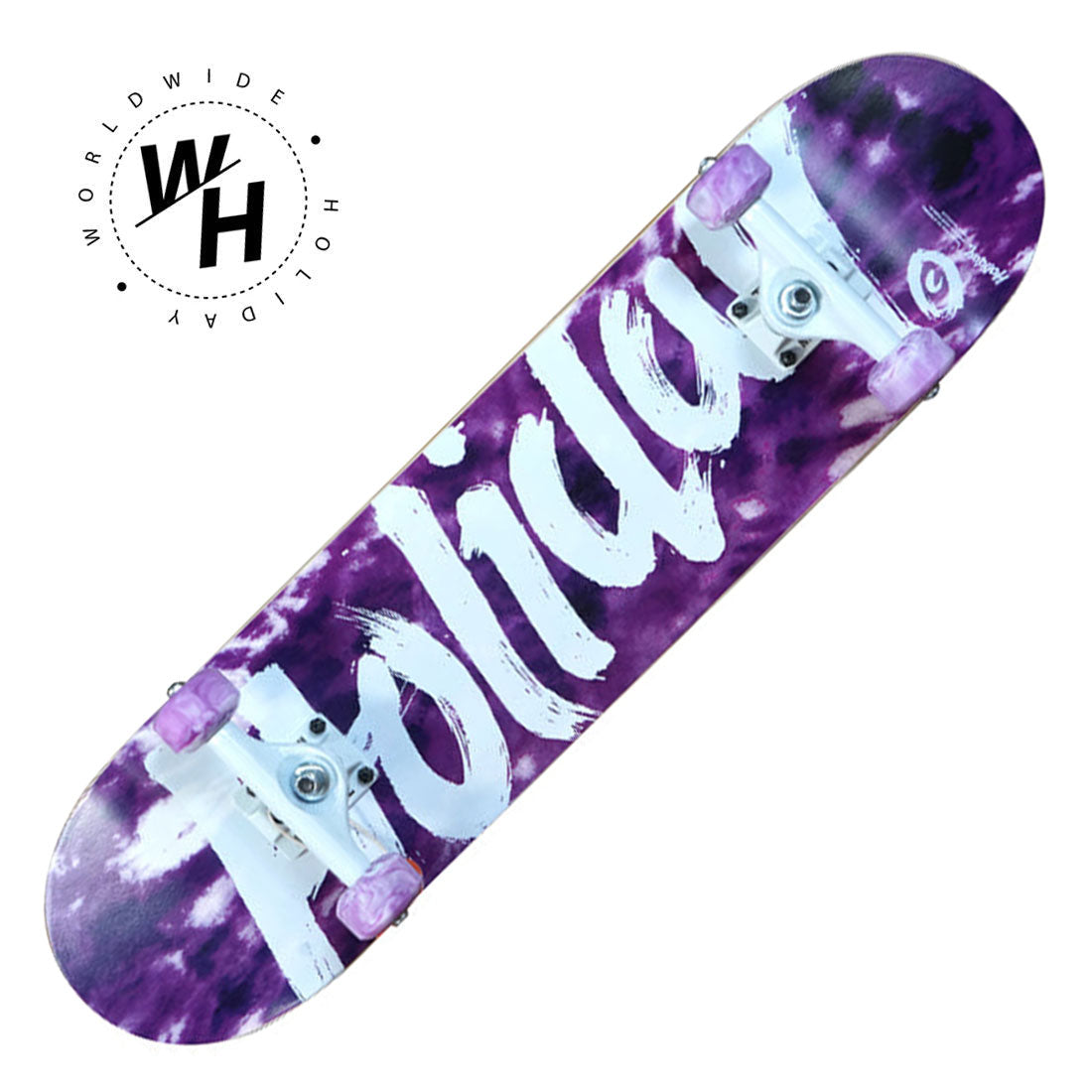 Holiday Tie Dye 8.0 Complete - Purple Skateboard Completes Modern Street