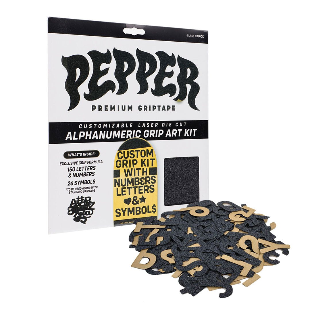 Pepper Grip Alphanumeric Grip Kit Griptape