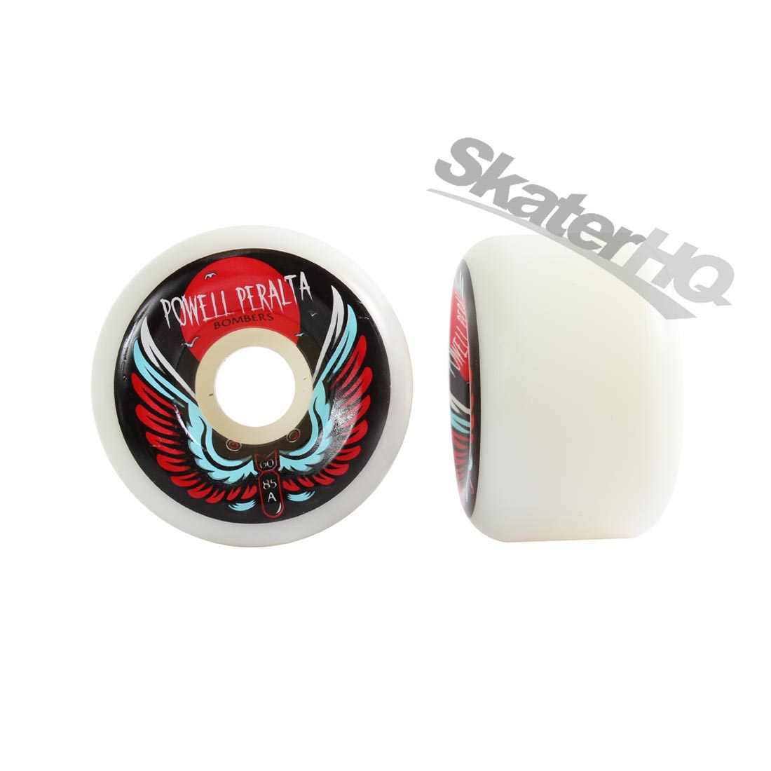 Powell Peralta Bombers III 60mm 85a - White Skateboard Wheels