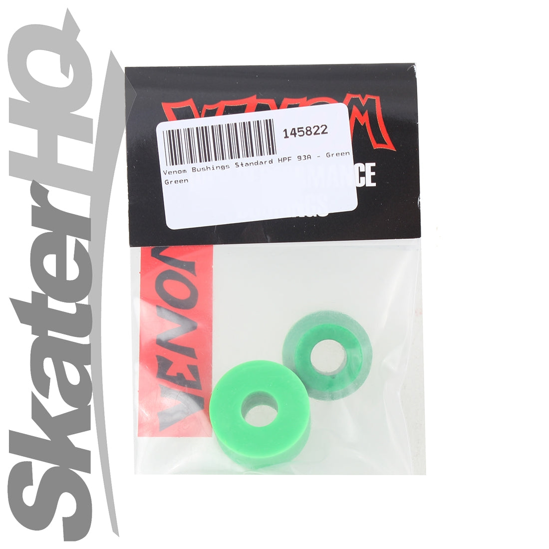 Venom Bushings Standard HPF 93A - Green Skateboard Hardware and Parts