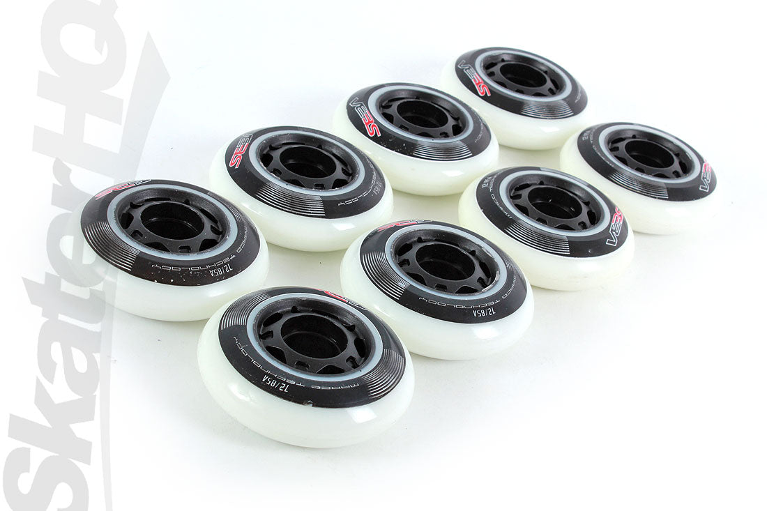 SEBA Wheels 72mm/85A 8pk Inline Rec Wheels