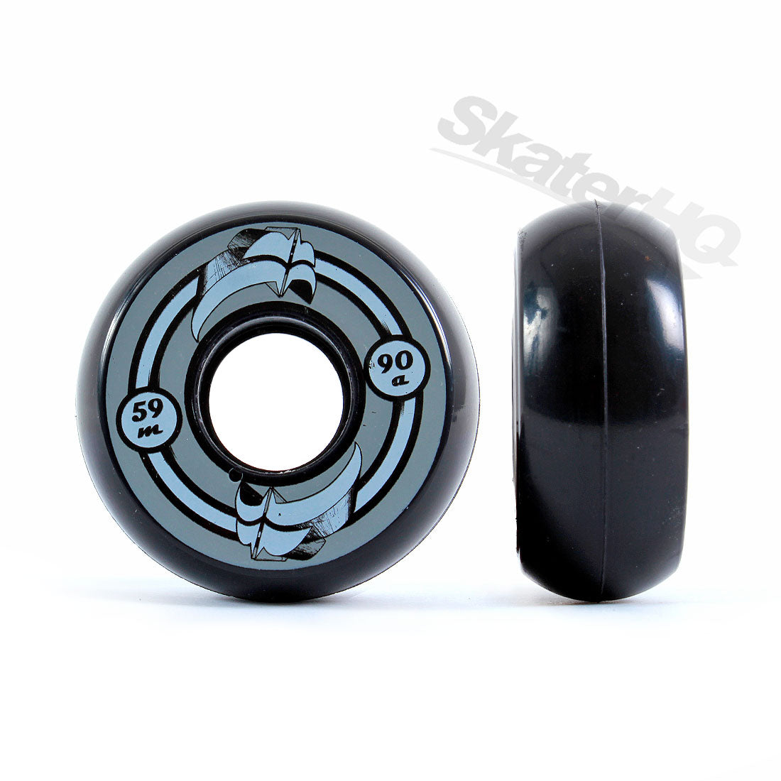 Razors 3D Wheels 59mm/90A 4pk Black Inline Aggressive Wheels