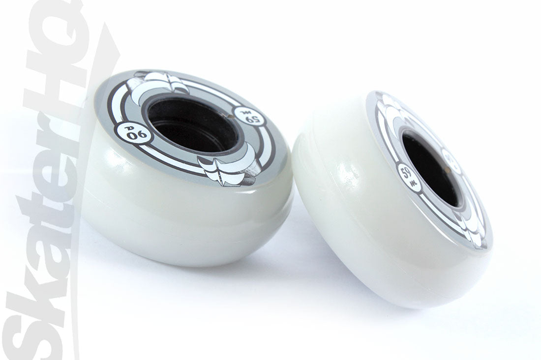 Razors 3D Wheels 59mm/90A 4pk White Inline Aggressive Wheels