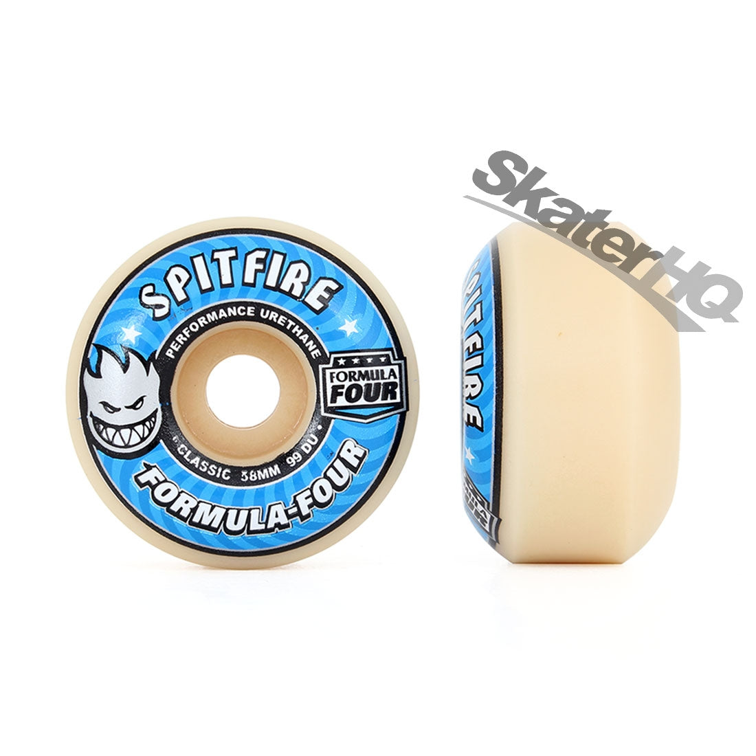 Spitfire Form Four 58mm 99A Classic 4pk - Blue Skateboard Wheels