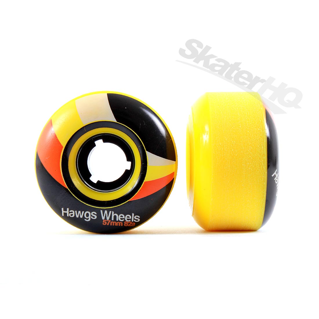 Street Hawgs 82a 57mm Yellow Skateboard Wheels