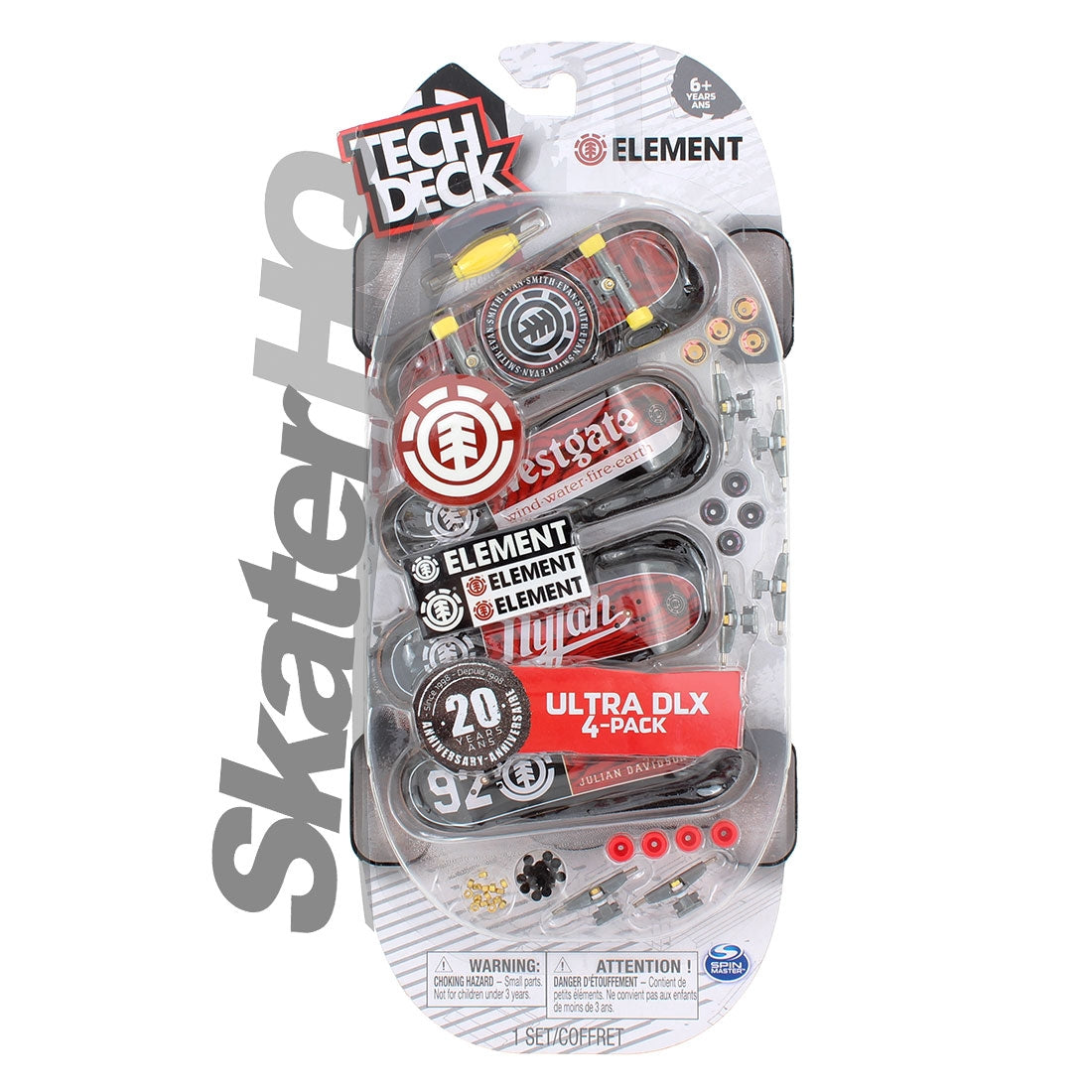 Tech Deck 4pk Ultra DLX - Element Skateboard Accessories