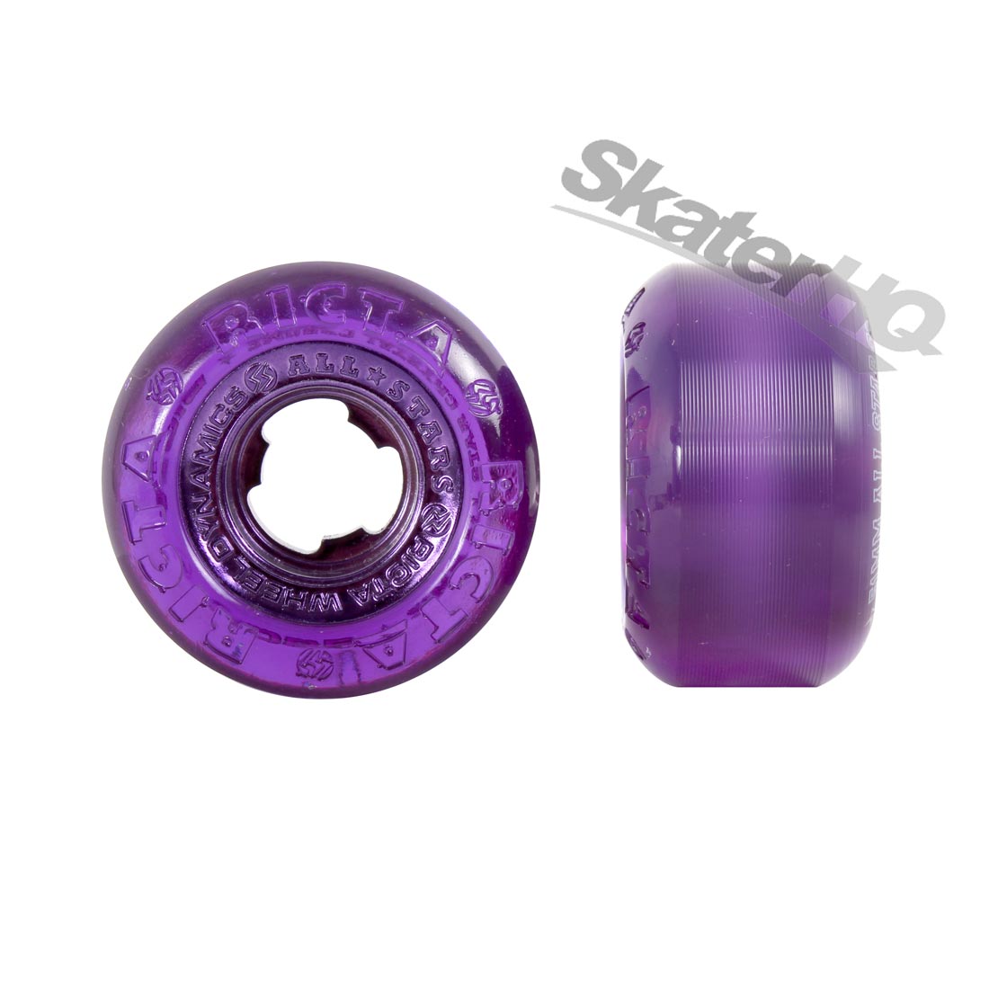 Ricta Crystal Chrome Core 51mm/81b - Purple Skateboard Wheels