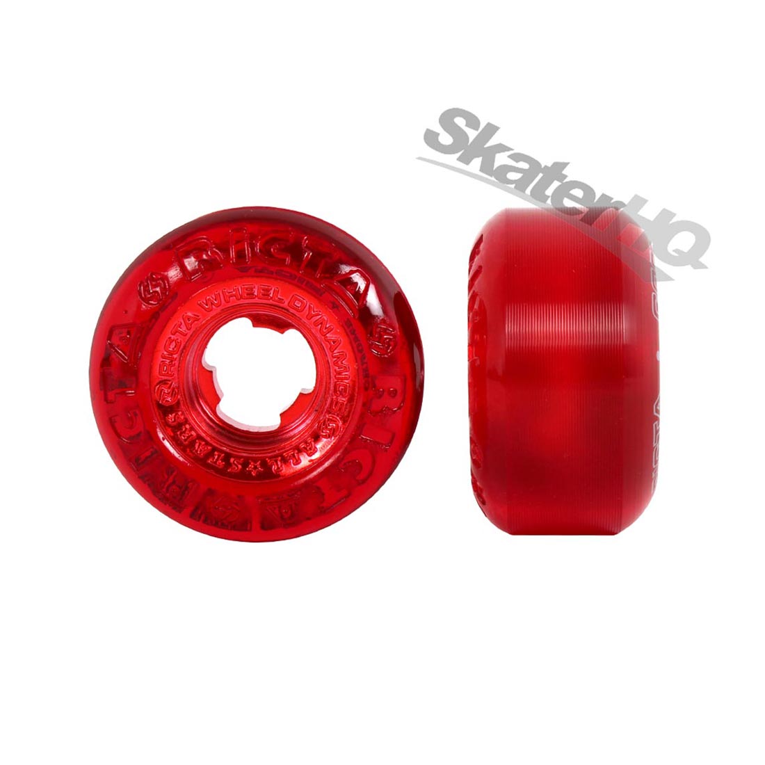 Ricta Crystal Chrome Core 53mm/81b - Red Skateboard Wheels