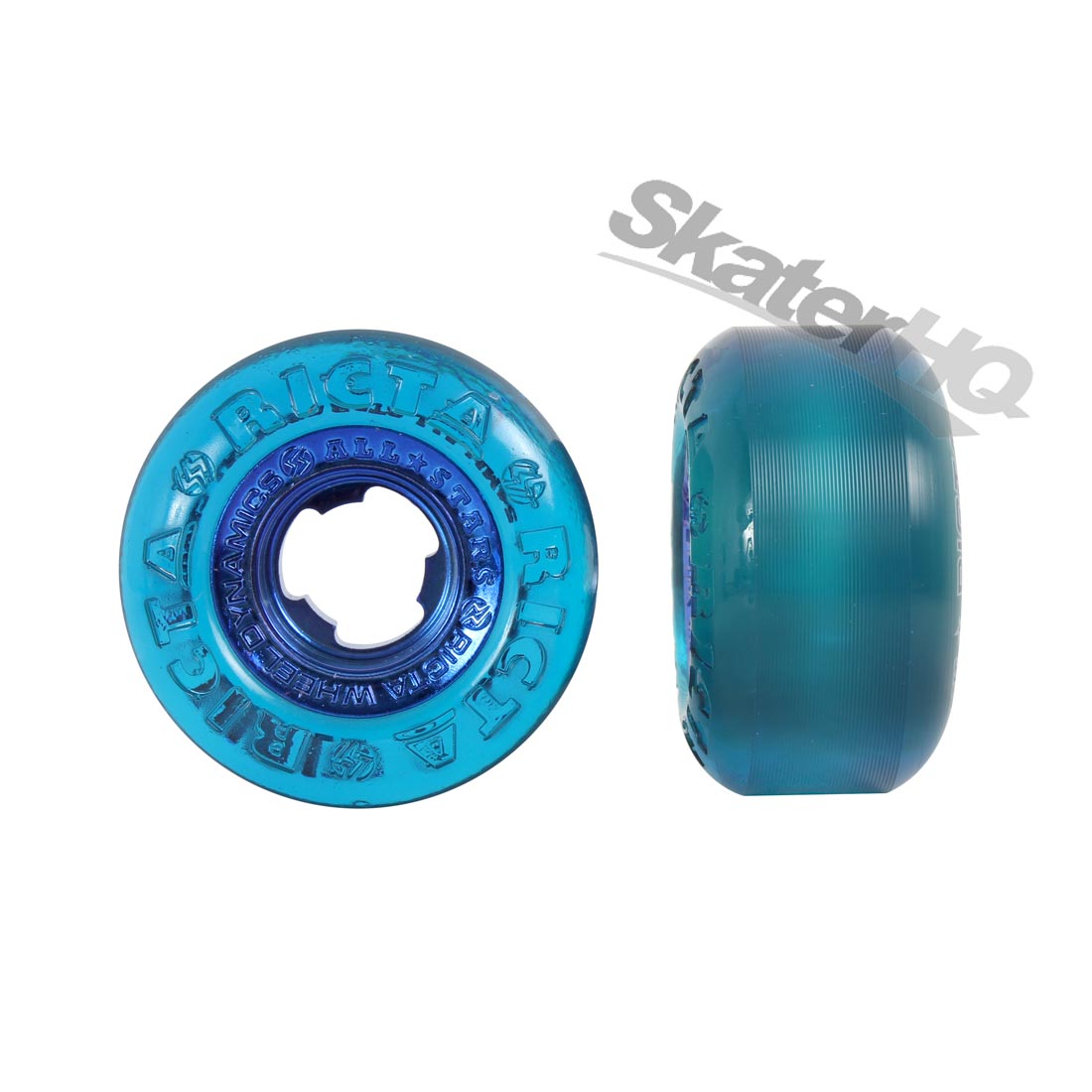 Ricta Crystal Chrome Core 54mm/81b - Blue Skateboard Wheels