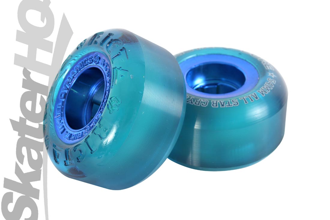 Ricta Crystal Chrome Core 54mm/81b - Blue Skateboard Wheels