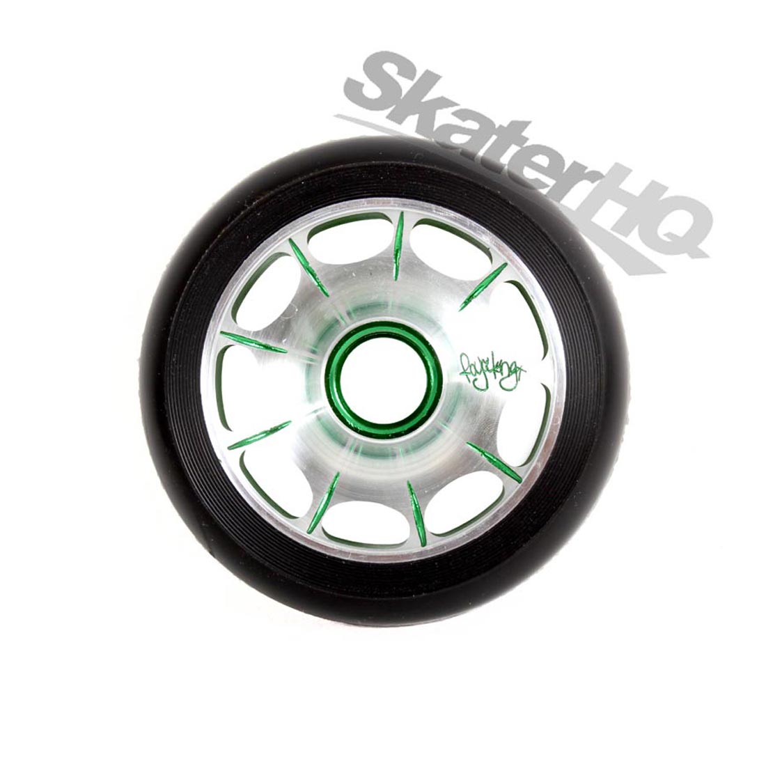 Root Industries Royce King Sig Wheel 110mm - Black/Green Scooter Wheels
