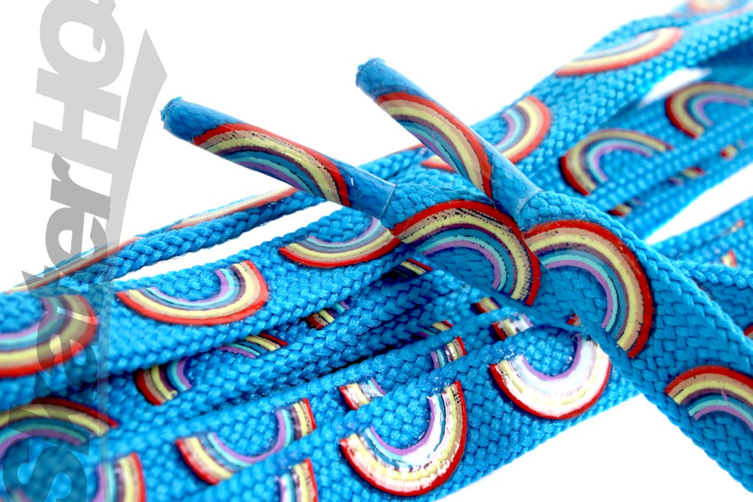 Slip-Not 72in Laces Pair - Blue Rainbow Laces