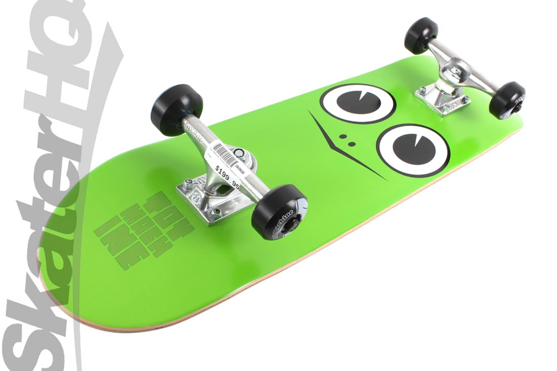 Toy Machine Turtle Face 7.75 Complete - Green Skateboard Completes Modern Street