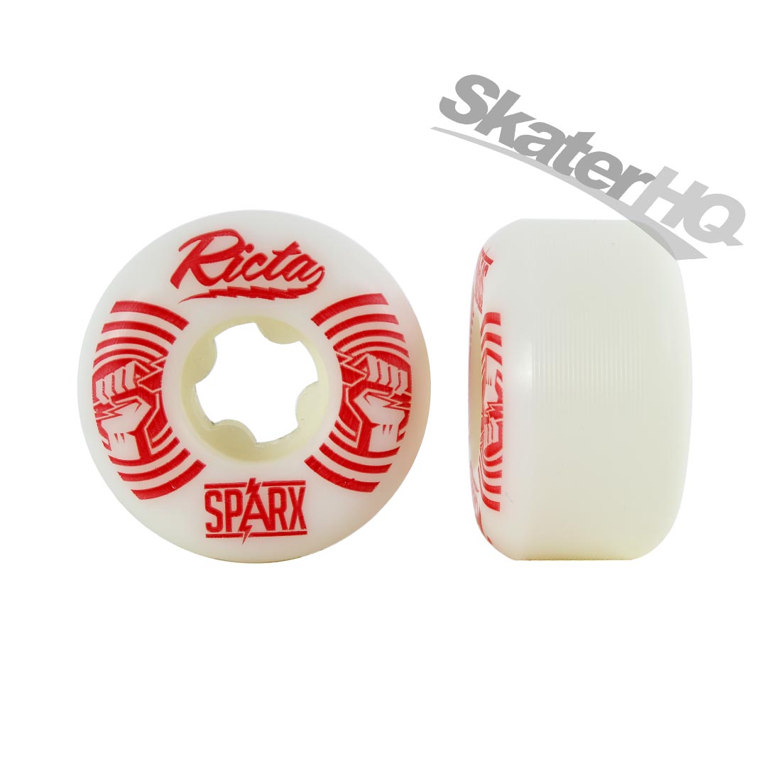 Ricta Sparx Shockwaves 51mm White Skateboard Wheels