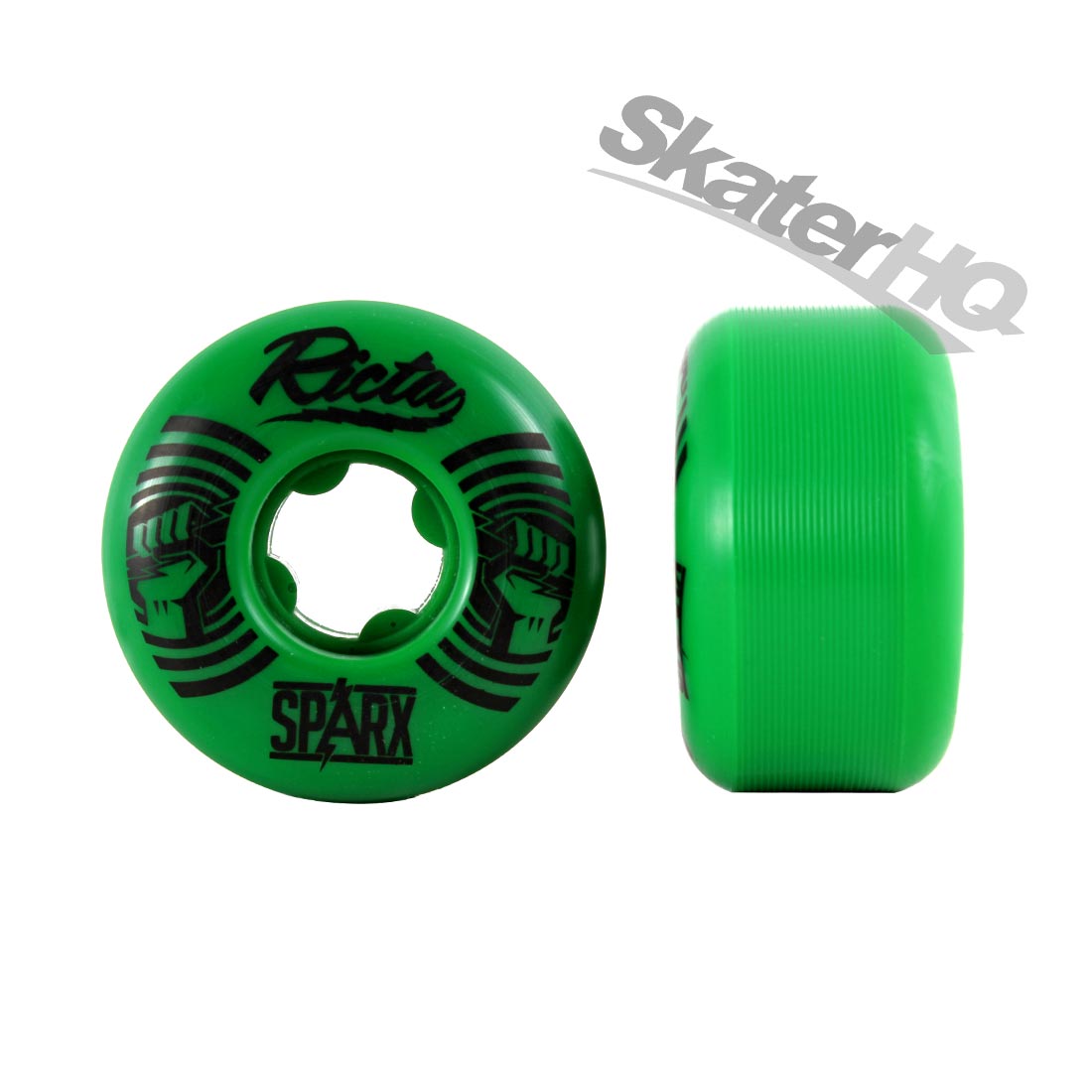 Ricta Sparx Shockwaves 52mm Green Skateboard Wheels