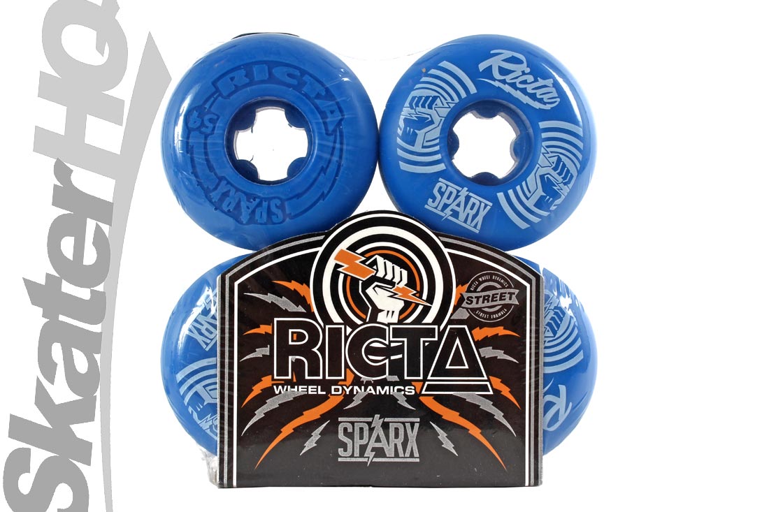 Ricta Sparx Shockwaves 54mm Blue Skateboard Wheels