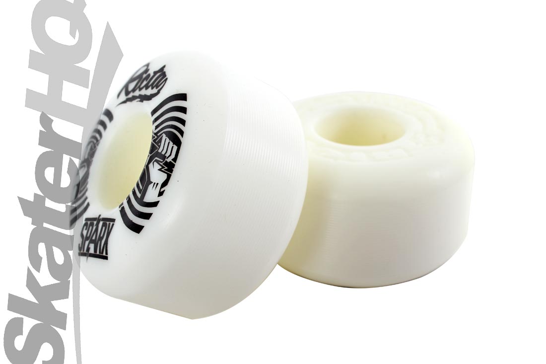 Ricta Sparx Shockwaves 55mm White Skateboard Wheels