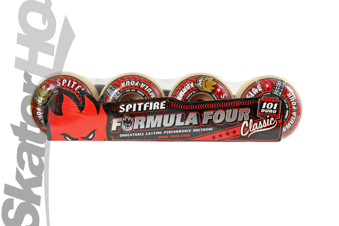 Spitfire Form Four 56mm 101A Classic 4pk - Red Skateboard Wheels