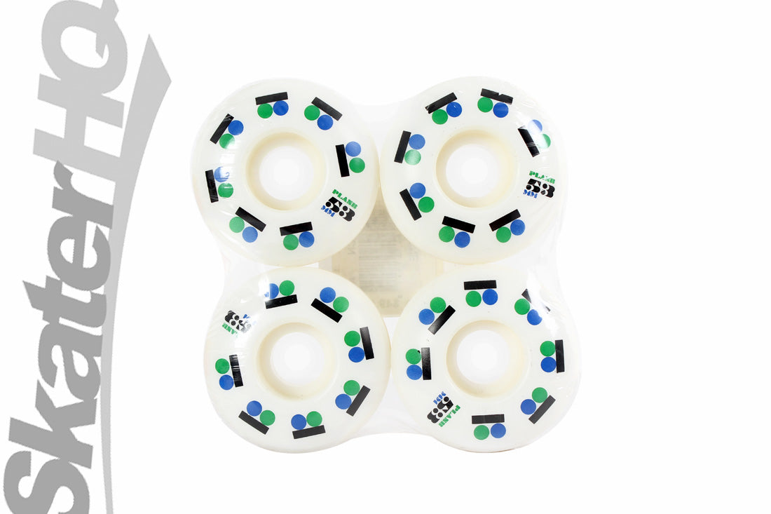 Plan B Iconic 53mm - White Skateboard Wheels