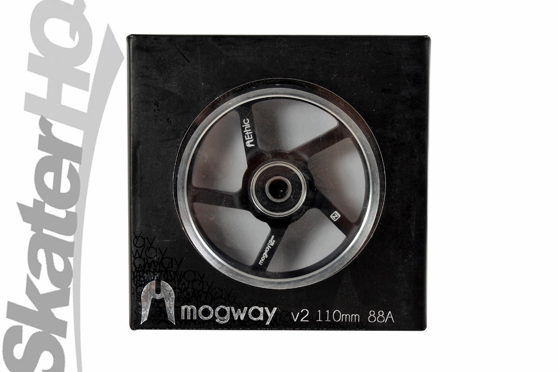 Ethic Mogway 110mm V2 Wheel - Black/Silver Scooter Wheels