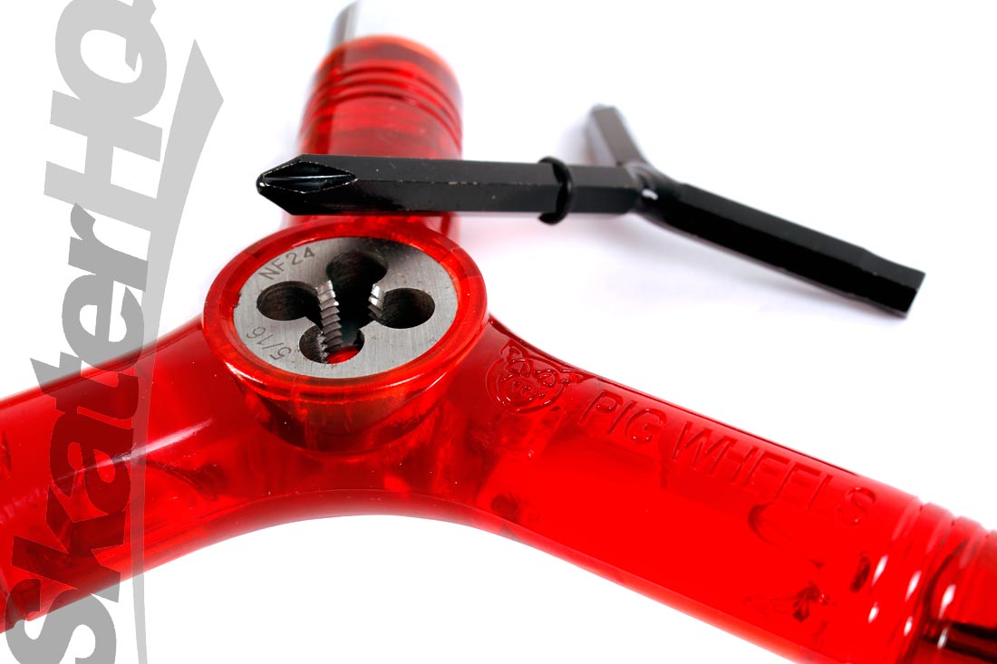 PIG Rethreading Tool - Trans Red Skate Tool