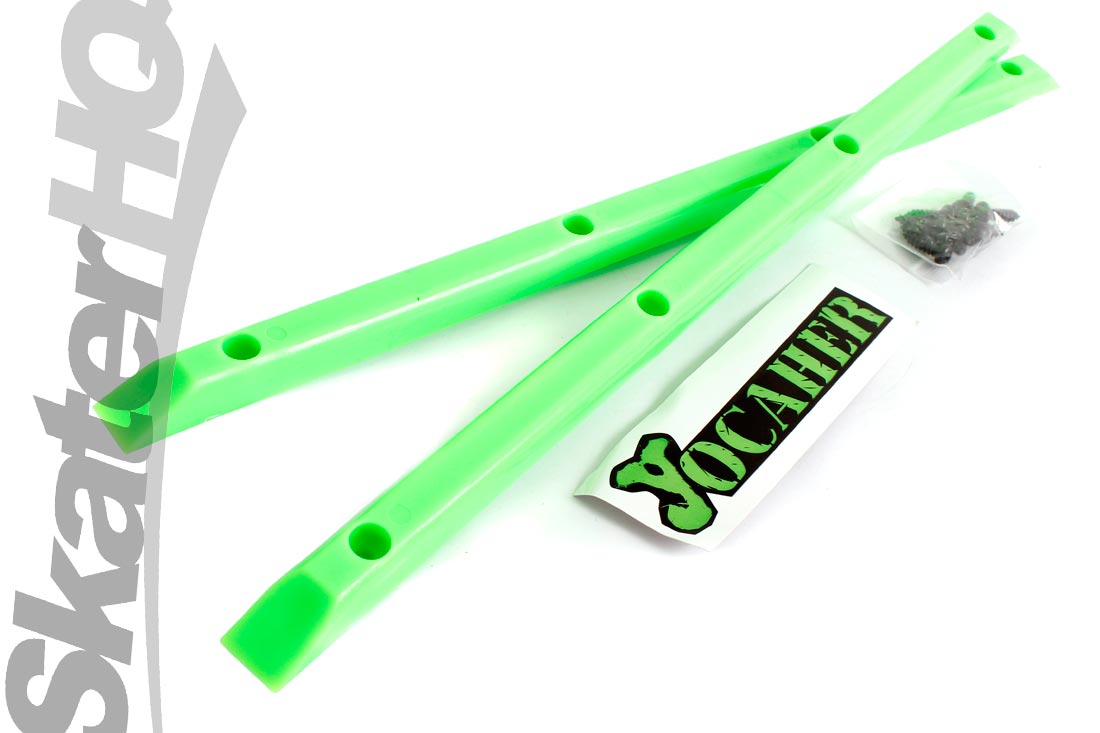 Yocaher Rails - Neon Green Skateboard Accessories