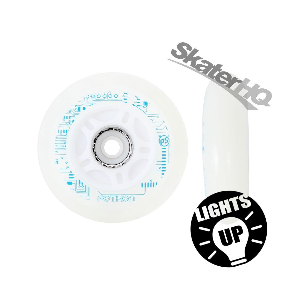 Powerslide Fothon Night LED 72mm 4pk Inline Rec Wheels