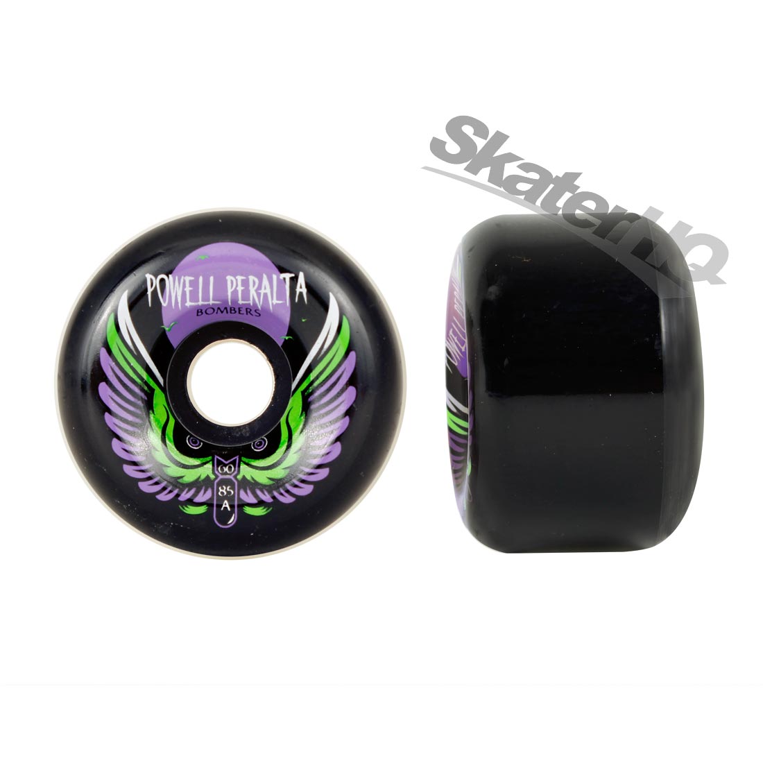 Powell Peralta Bombers III 60mm 85a - Black Skateboard Wheels