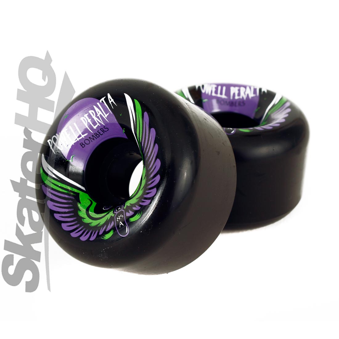 Powell Peralta Bombers III 60mm 85a - Black Skateboard Wheels