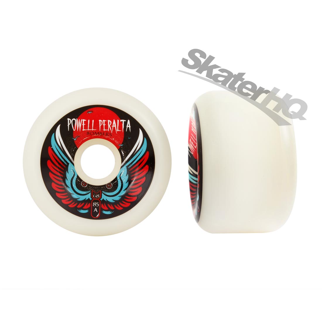 Powell Peralta Bombers III 68mm 85a - White Skateboard Wheels