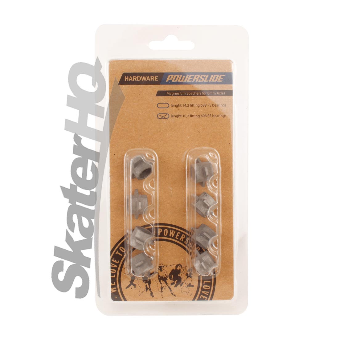 Powerslide Magnesium Spacers 8pk Inline Hardware and Parts