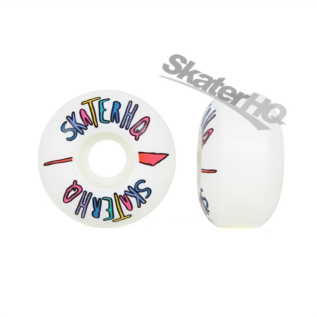 Skater HQ Lioncock 54mm/101a 4pk - White Skateboard Wheels