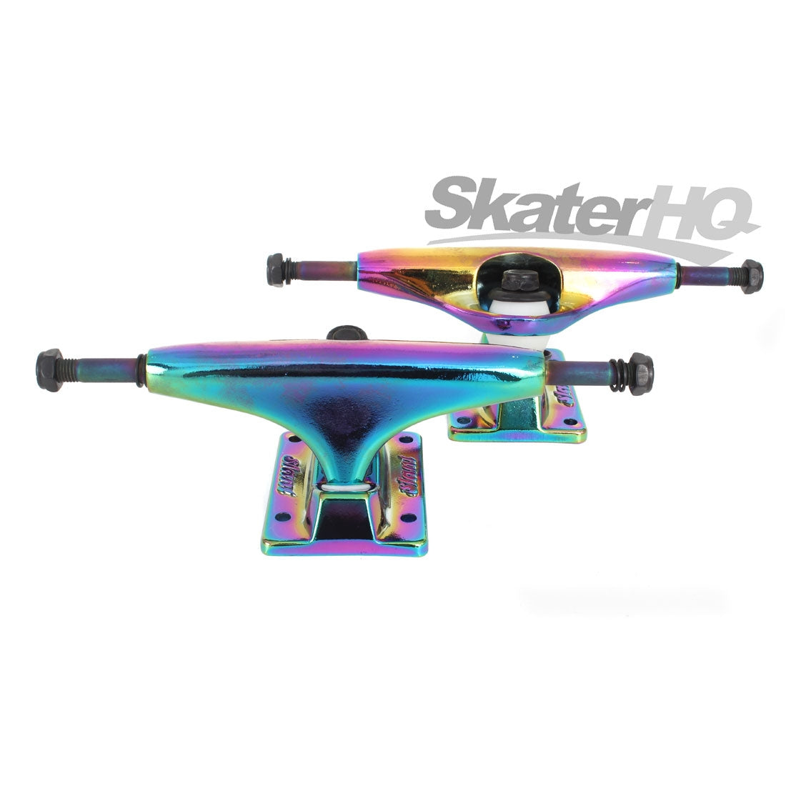 Slant 5.375 Neochrome PAIR Skateboard Trucks