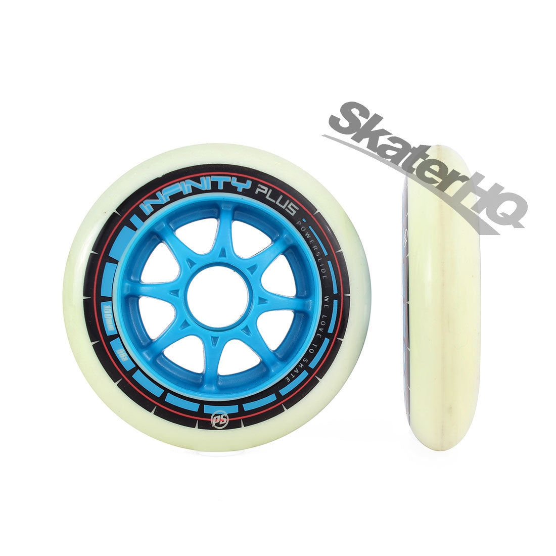 Powerslide Infinity Plus 100mm/88a 4pk Inline Rec Wheels