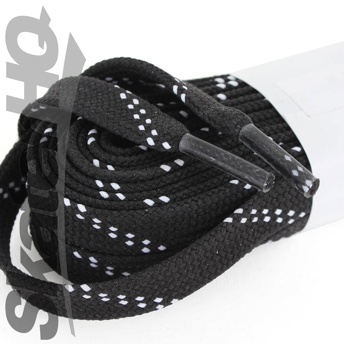 Riedell Solaris 108 Waxed Laces - Black/White Laces