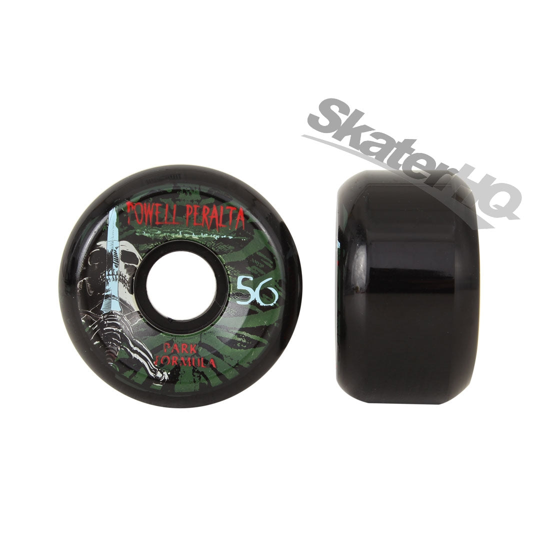 Powell Peralta SPF Skull & Sword 56mm - Black Skateboard Wheels