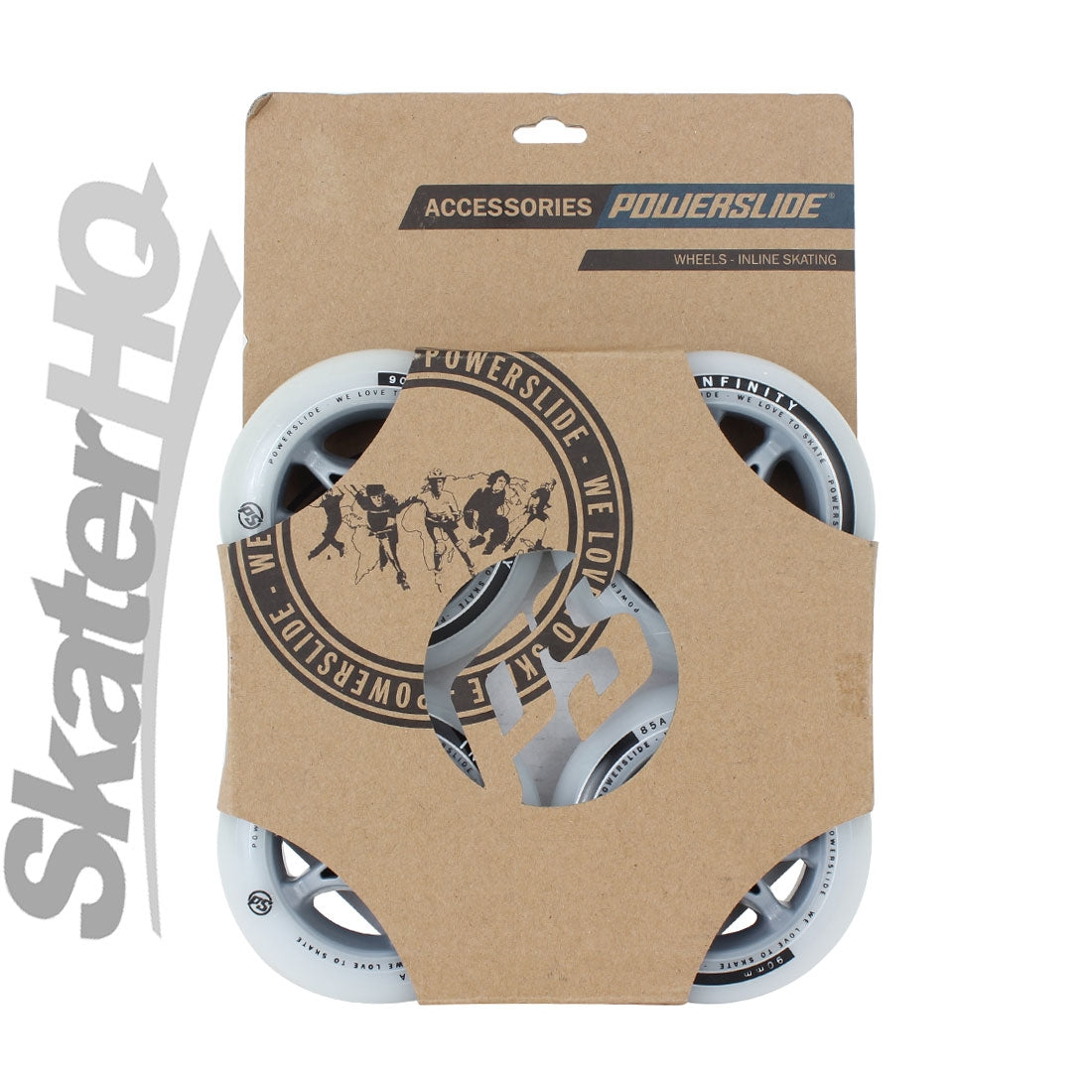 Powerslide Infinity II 90mm/85A 4pk Inline Rec Wheels