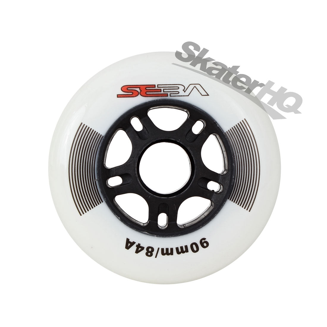 Seba CC 90mm/84A 8pk White Inline Rec Wheels