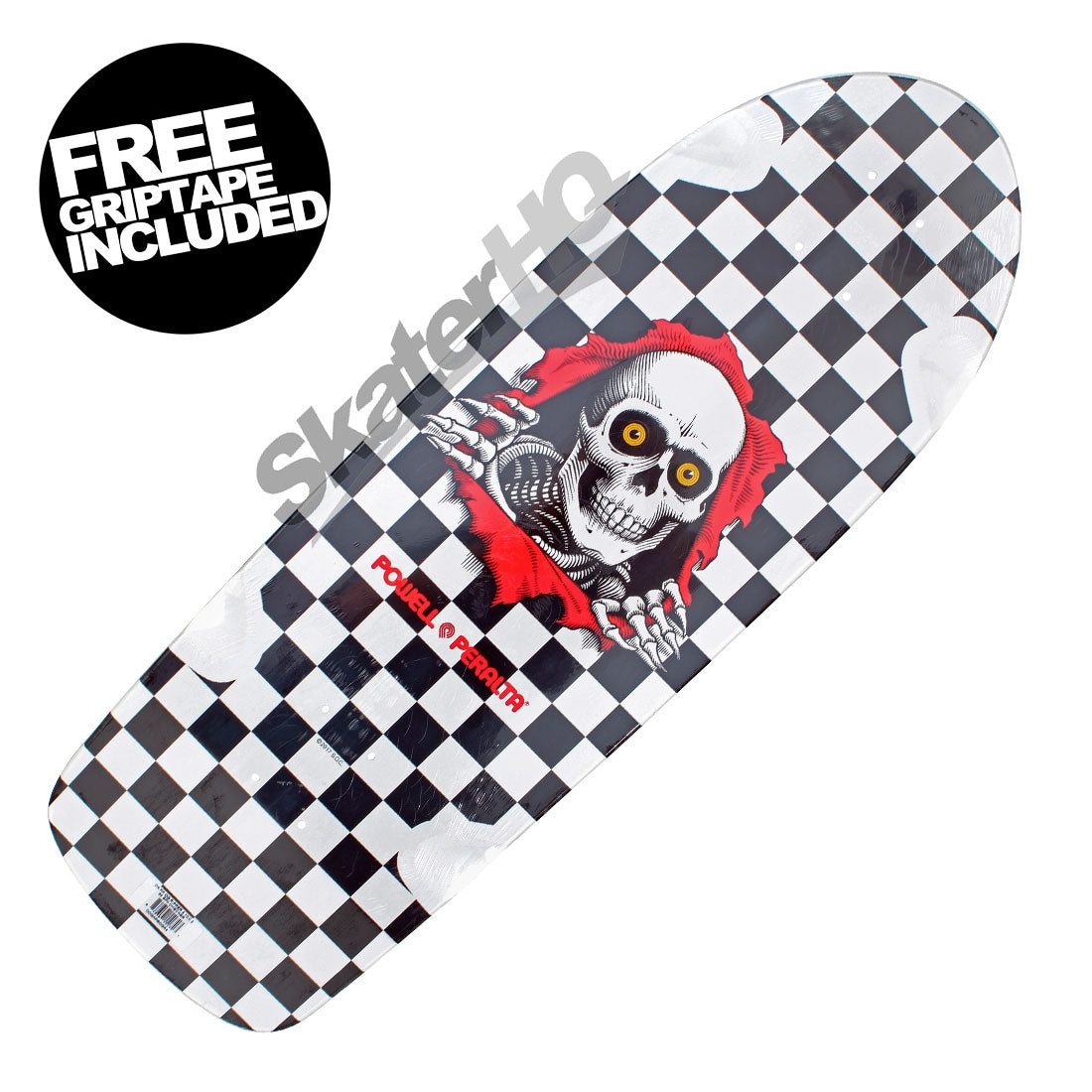 Powell Peralta OG Ripper 10.0 Deck - Checkered Skateboard Decks Old School