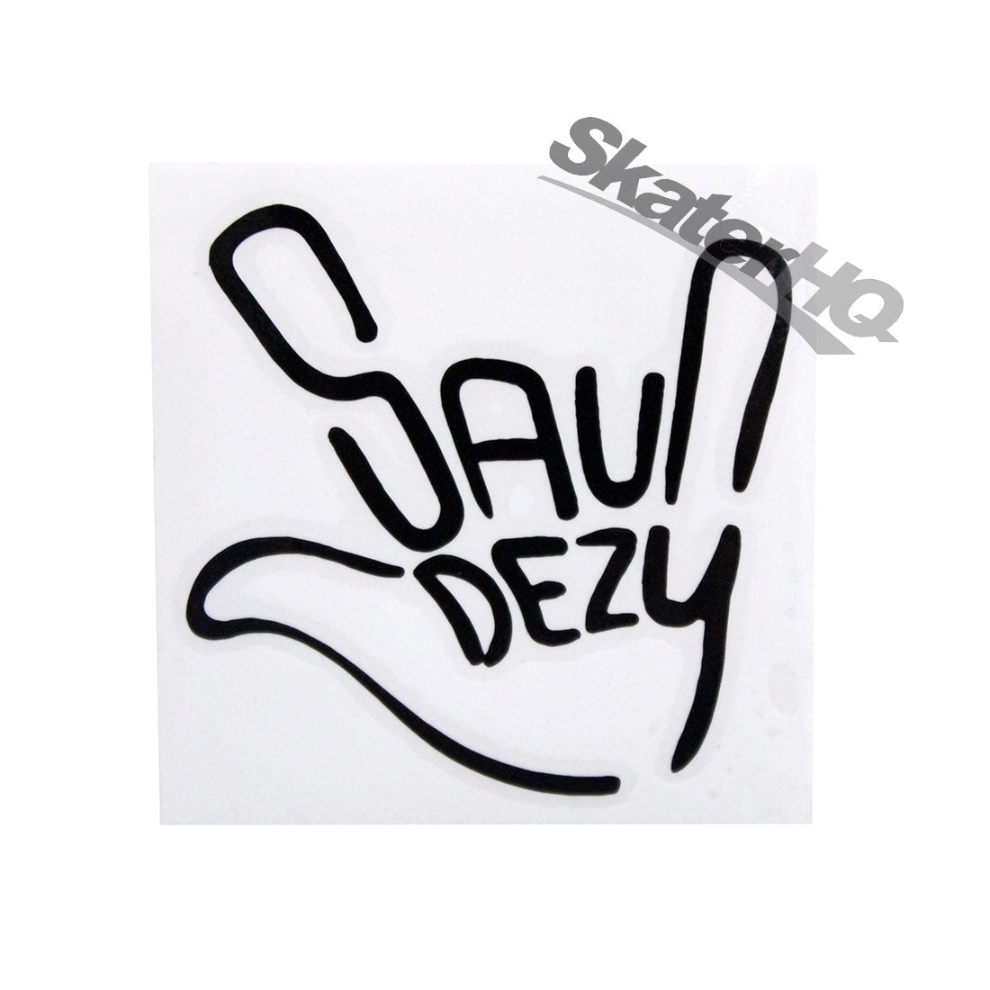 Saundezy Hand Sticker - Black/Clear Stickers