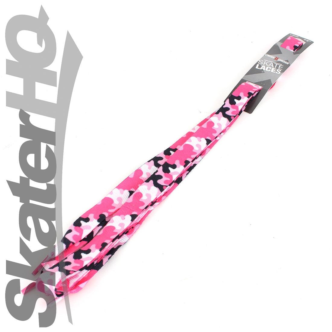 Riedell Criss-Cross Laces 72 Fat - Pink Camo Laces