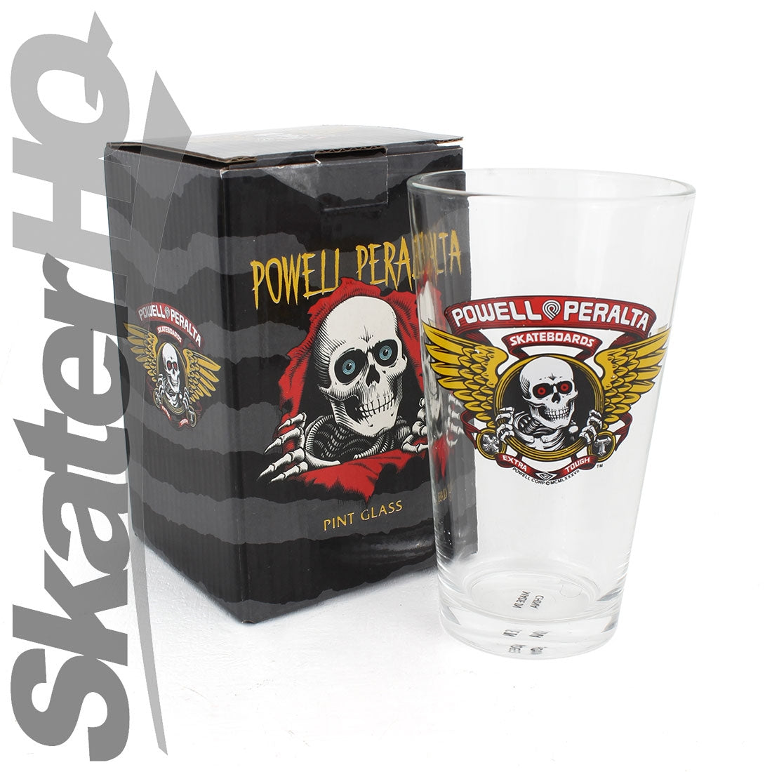 Powell Peralta Winged Ripper Pint Glass Skateboard Accessories