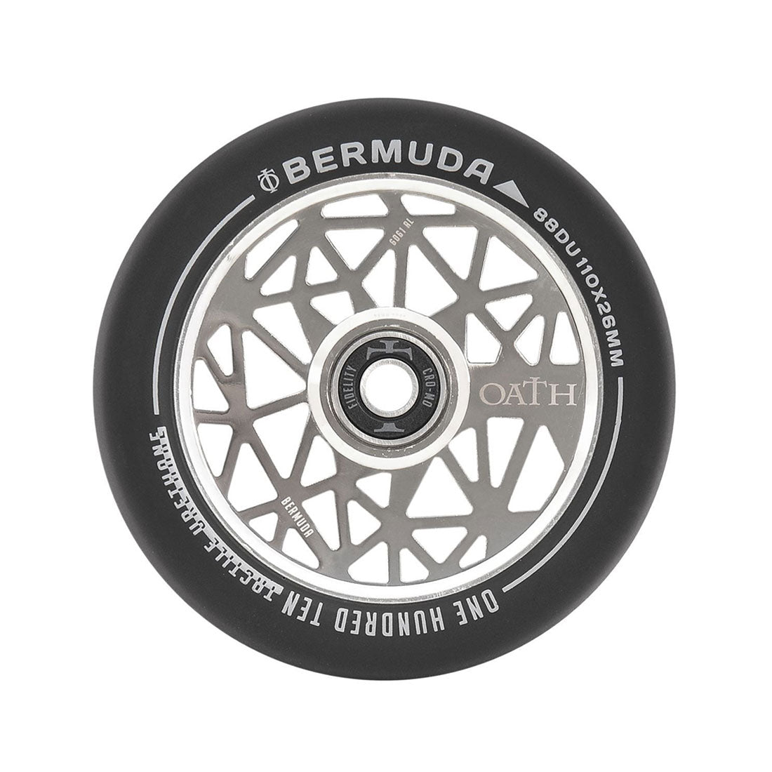 Oath Bermuda 110mm Wheel - Neo Silver Scooter Wheels