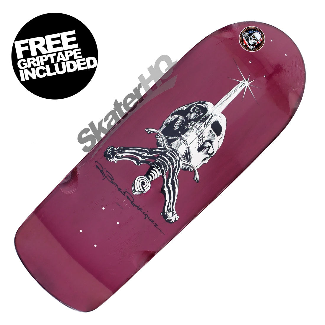 Powell Peralta Rodriguez OG Snubnose Deck - Purple Skateboard Decks Old School