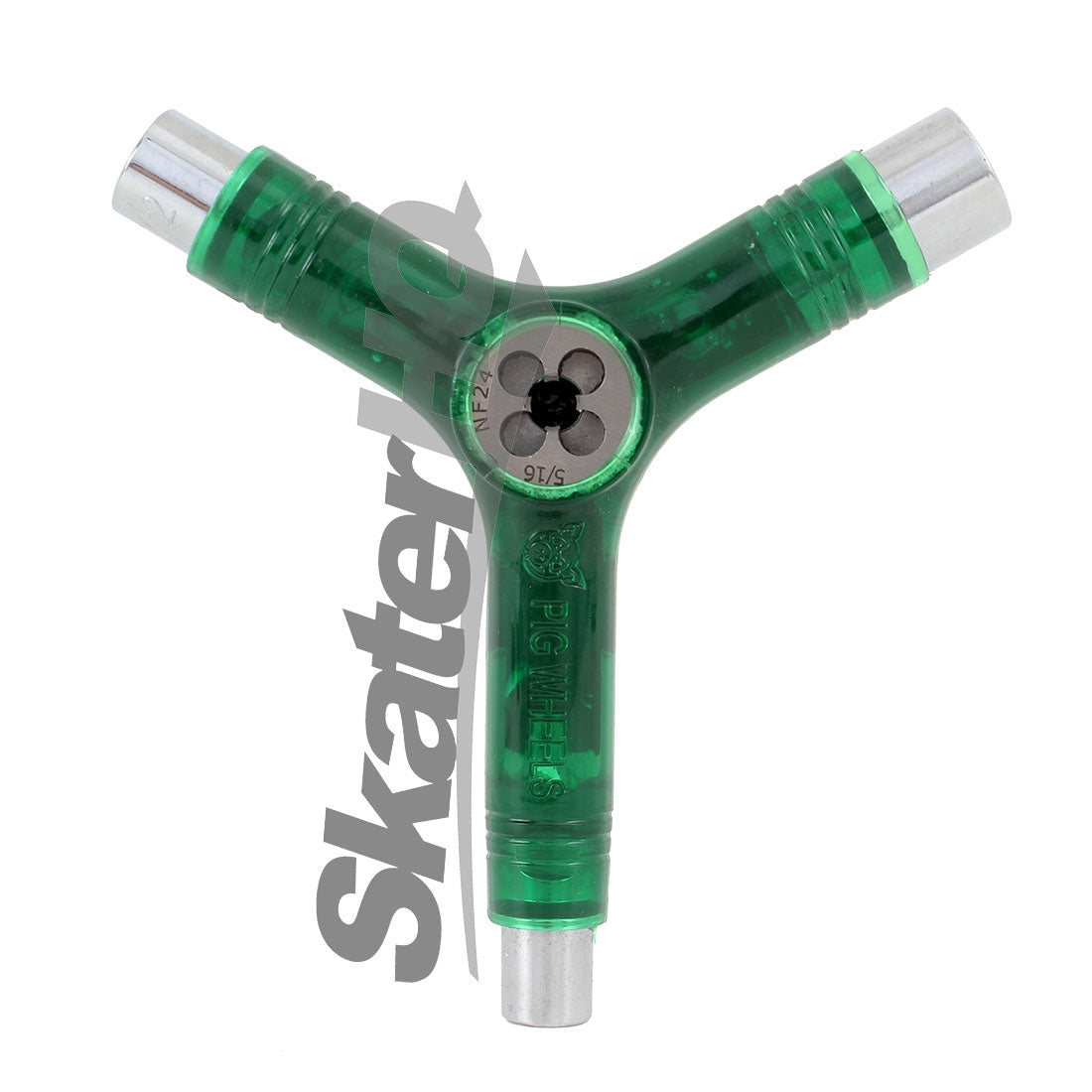 PIG Rethreading Y-Tool - Trans Green Skate Tool