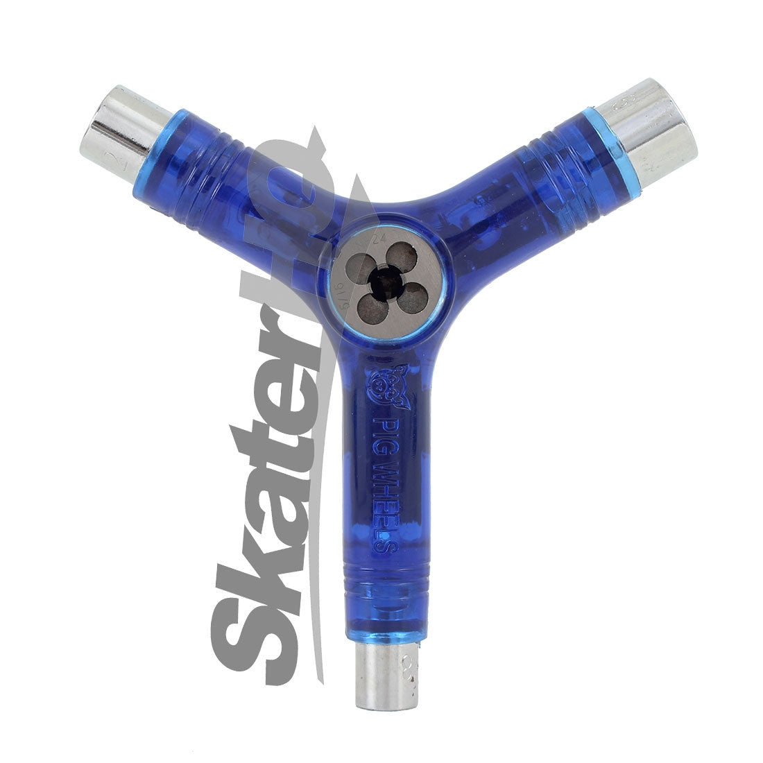 PIG Rethreading Y-Tool - Trans Blue Skate Tool