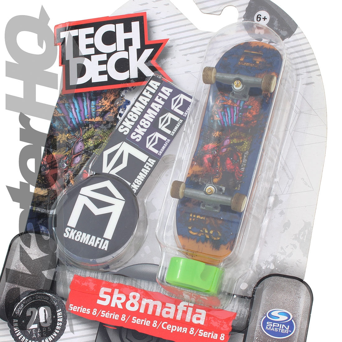 Tech Deck Series 8 - Sk8Mafia - Cao Scratch Skateboard Accessories