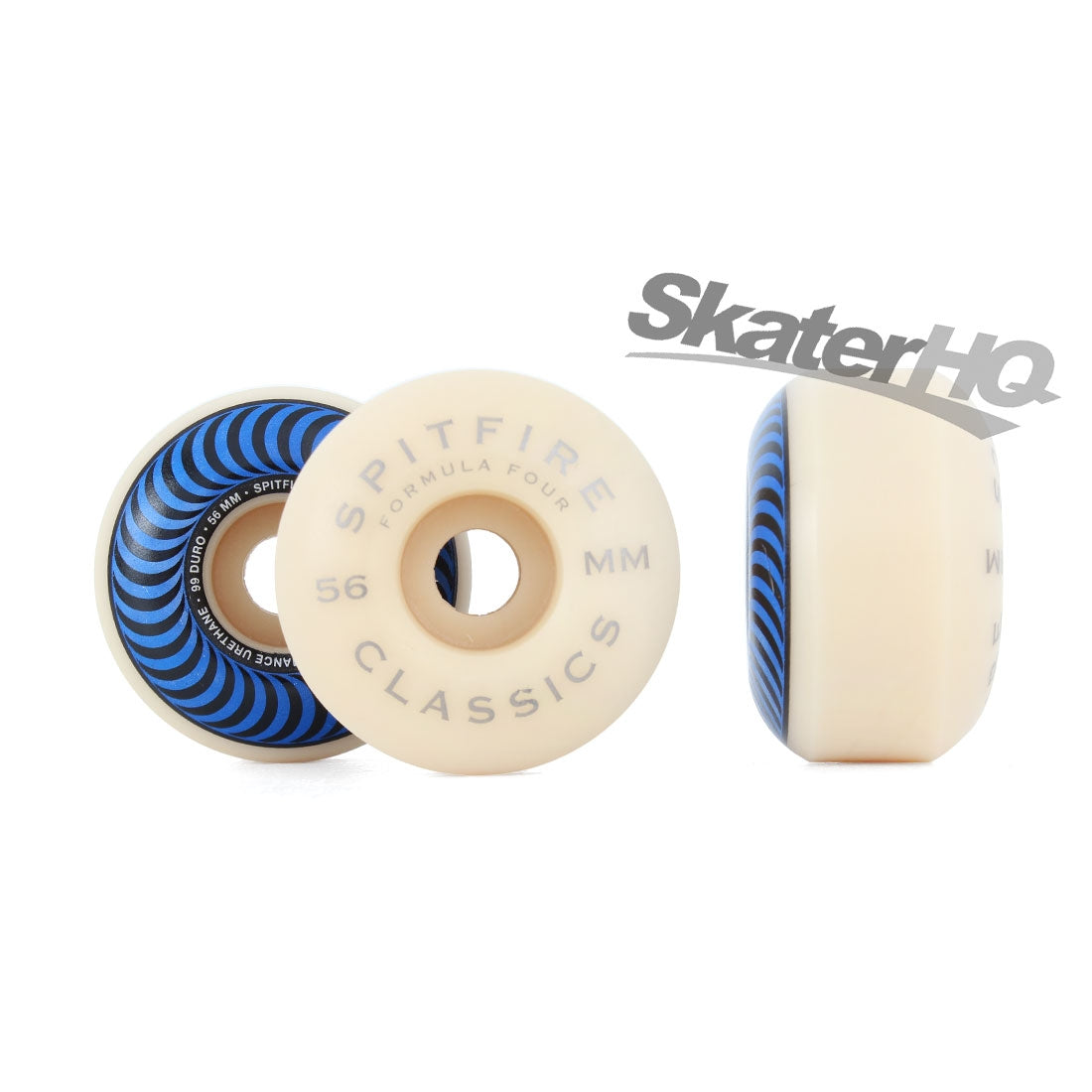 Spitfire Form Four 56mm 99A Classic Swirl - Blue Skateboard Wheels