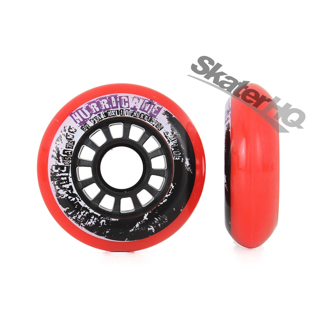 Powerslide Hurricane 76mm/85a 4pk - Red Inline Rec Wheels