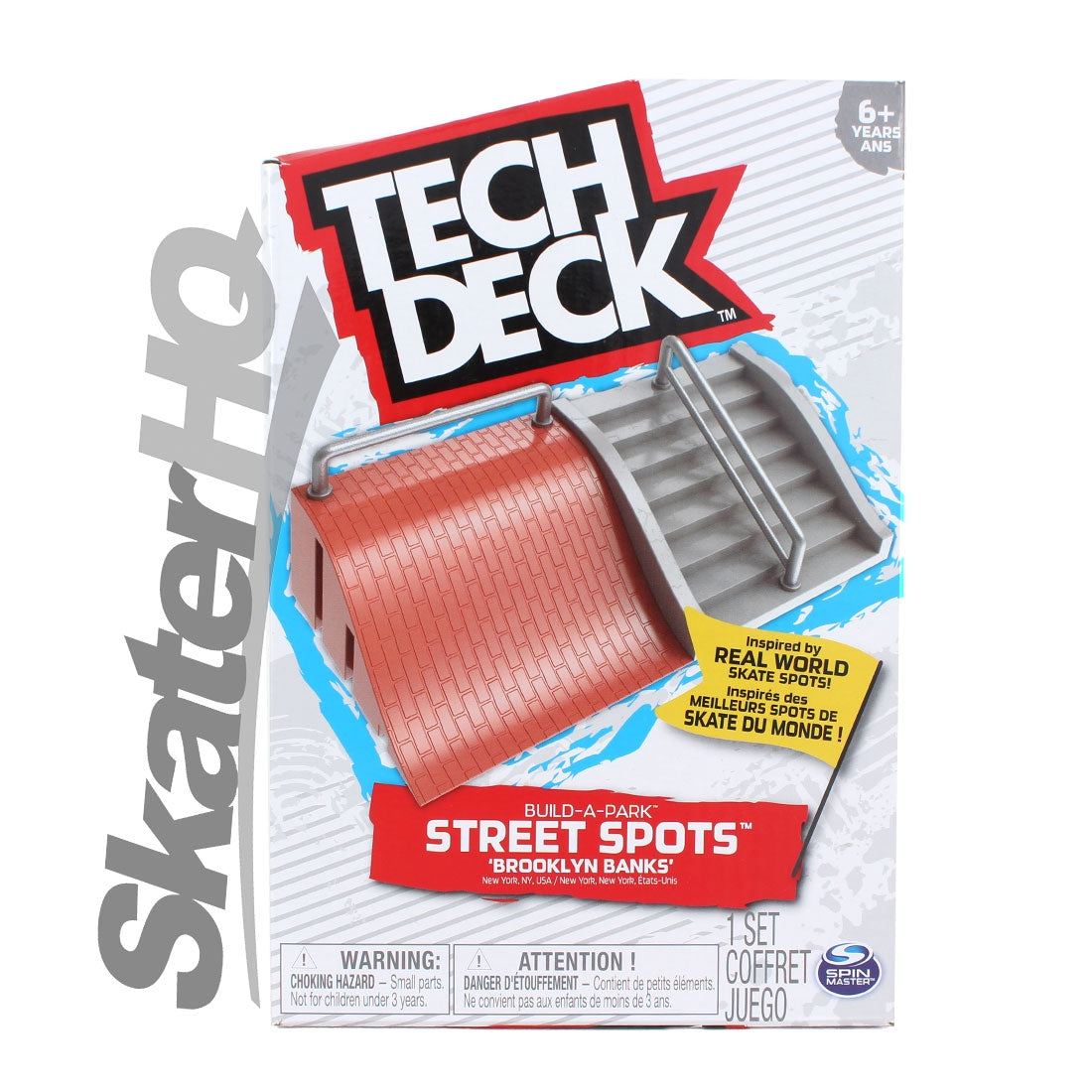 Tech Deck Street Spots Set - Brooklyn Banks Skateboard Accessories